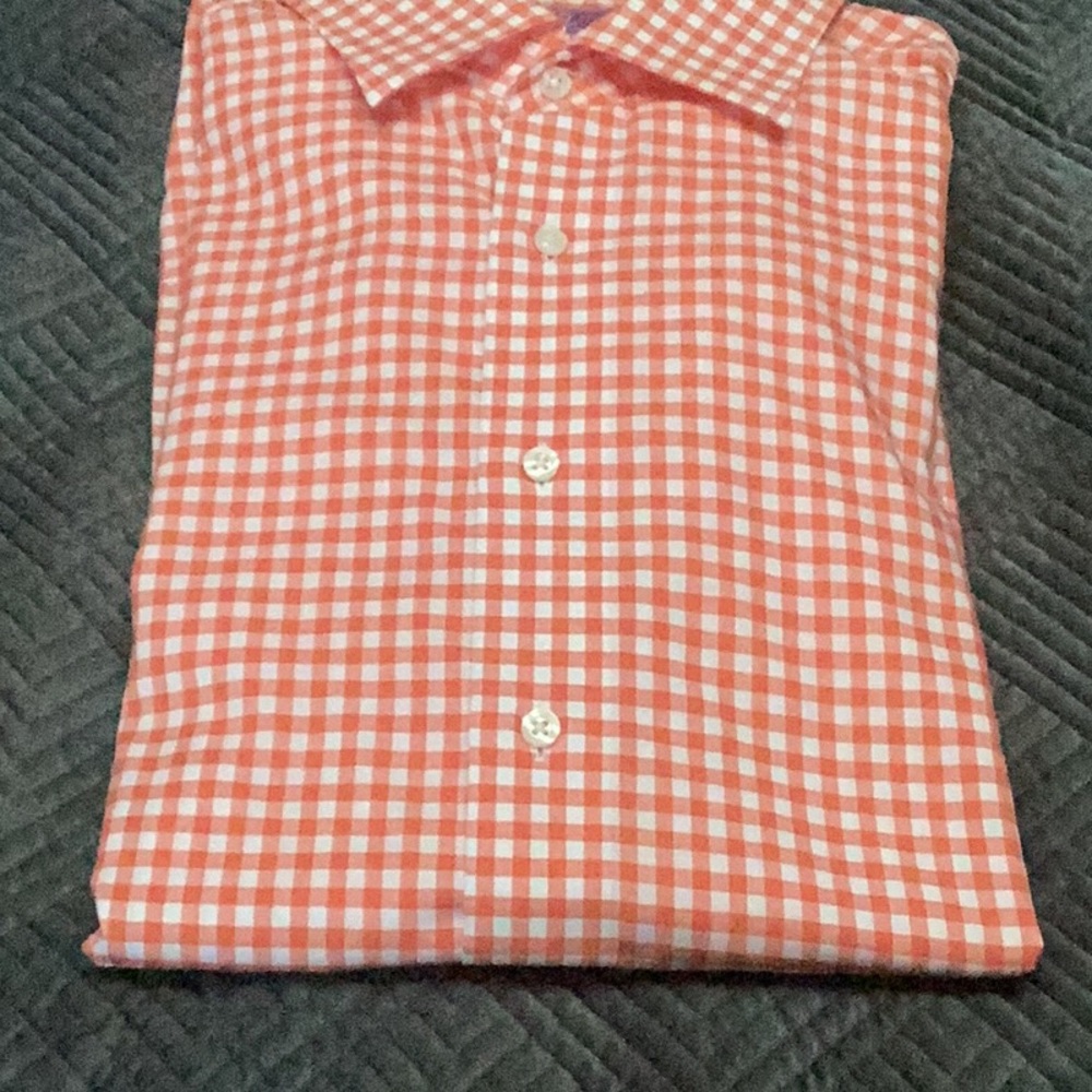 Lorenzo mens trim fit shirt, size 16.5